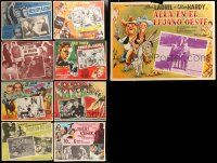 8a071 LOT OF 17 MEXICAN LOBBY CARDS '40s-70s a variety of great movie scenes + different artwork!