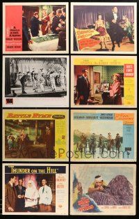 8a176 LOT OF 10 LOBBY CARDS '40s-60s great scenes from a variety of different movies!