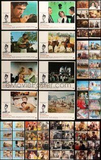 8a146 LOT OF 80 LOBBY CARDS '60s-90s ALL complete sets from a variety of different movies!