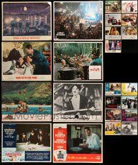 8a157 LOT OF 23 LOBBY CARDS '60s-80s great scenes from a variety of different movies!