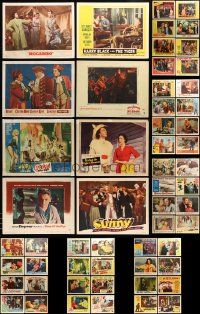 8a149 LOT OF 60 LOBBY CARDS '60s-80s great scenes from a variety of different movies!