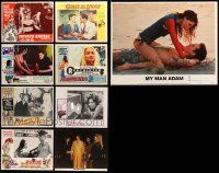 8a179 LOT OF 9 LOBBY CARDS FROM BAD GIRL MOVIES '60s-80s scenes from a variety of movies!