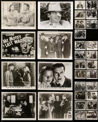 8a496 LOT OF 47 REPRO 8X10 STILLS FROM CRIME AND SUSPENSE MOVIES '80s scenes & close portraits!