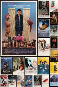 8a393 LOT OF 34 UNFOLDED MOSTLY SINGLE-SIDED MOSTLY 27X41 ONE-SHEETS '80s-90s a variety of movies!