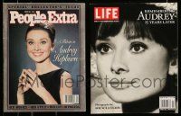 8a217 LOT OF 2 AUDREY HEPBURN MAGAZINES '93 & '08 on the cover of People Extra & Life!
