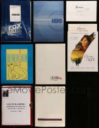 8a211 LOT OF 8 PRESSKITS '01 - '06 containing a total of 20 8x10 stills in all!