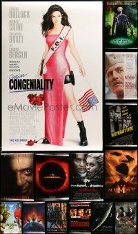 8a476 LOT OF 16 UNFOLDED MOSTLY DOUBLE-SIDED 27X40 ONE-SHEETS '90s-00s great movie images!