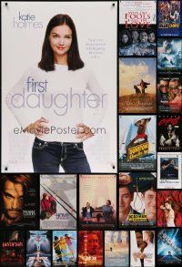 8a406 LOT OF 32 UNFOLDED DOUBLE-SIDED 27X40 ONE-SHEETS '90s-00s a variety of great movie images!