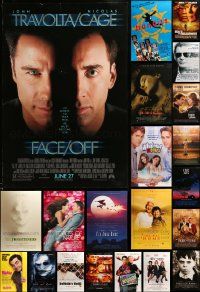 8a395 LOT OF 34 UNFOLDED MOSTLY DOUBLE-SIDED 27X40 ONE-SHEETS '90s-00s great movie images!