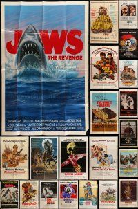 8a125 LOT OF 31 FOLDED ONE-SHEETS '60s-90s great images from a variety of different movies!