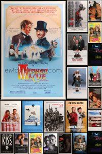 8a446 LOT OF 22 UNFOLDED SINGLE-SIDED MOSTLY 27X41 ONE-SHEETS '80s-90s great movie images!