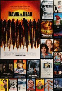 8a405 LOT OF 32 UNFOLDED MOSTLY DOUBLE-SIDED 27X40 ONE-SHEETS '90s-00s great movie images!