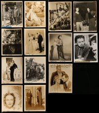 8a348 LOT OF 13 8X10 STILLS '30s-50s a variety of great close portraits & movie scenes!