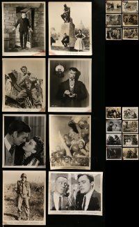 8a336 LOT OF 22 8X10 STILLS '50s-60s portraits & scenes from a variety of different movies!