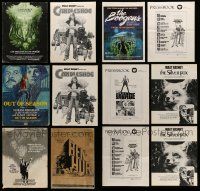 8a191 LOT OF 24 UNCUT PRESSBOOKS '70s-80s advertising images for a variety of different movies!