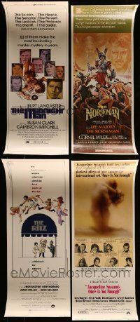 8a283 LOT OF 6 MOSTLY UNFOLDED INSERTS '70s great images from a variety of different movies!