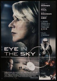 8b037 EYE IN THE SKY advance Canadian 1sh '15 great profile portrait of Helen Mirren!