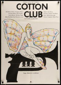 8b059 COTTON CLUB East German 23x32 '86 Francis Ford Coppola, cool totally different Beck art!