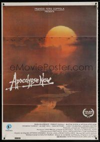 8b101 APOCALYPSE NOW Spanish '79 Francis Ford Coppola, classic Bob Peak art choppers over river