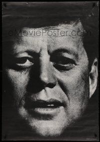 8c643 JOHN F. KENNEDY 29x42 commercial poster '67 portrait image of 35th U.S. President!