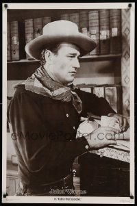 8c644 JOHN WAYNE 23x35 commercial poster '79 image of The Duke in Tall in the Saddle!