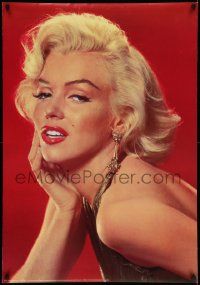 8c660 MARILYN MONROE 27x39 Italian commercial poster '86 close-up image of young super sexy actress!