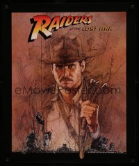 8c682 RAIDERS OF THE LOST ARK 22x27 commercial poster '80s Harrison Ford by Richard Amsel!