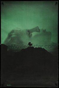 8c688 ROSEMARY'S BABY 24x36 commercial poster '68 Roman Polanski, Mia Farrow, creepy horror image!