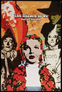 8c725 WIZARD OF OZ 24x36 commercial poster '09 Judy Garland, great cast image!