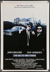 8c728 BLUES BROTHERS REPRO 27x39 special '80s John Belushi & Dan Aykroyd, John Landis classic!