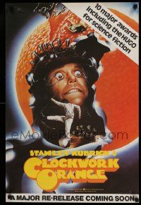 8c394 CLOCKWORK ORANGE teaser 20x30 special R82 Stanley Kubrick classic, art of Malcolm McDowell