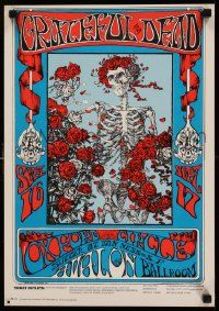 8c309 GRATEFUL DEAD 14x20 music poster '66 cool art by Stanley Mouse & Alton Kelly, 3rd printing!