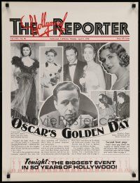 8c463 OSCAR'S GOLDEN DAY 22x39 special '78 Humphrey Bogart, Vivien Leigh, Hattie McDaniel, more!