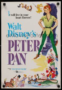 8c465 PETER PAN 14x21 special R76 Disney animated cartoon fantasy classic!
