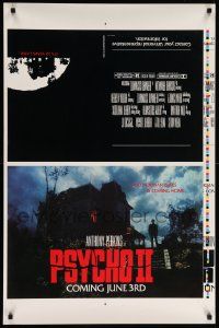 8c363 PSYCHO II printer's test 35x38 special '83 Anthony Perkins as Norman Bates, creepy images!