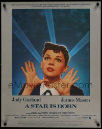 8c480 STAR IS BORN 22x28 special R83 classic close up art of Judy Garland!