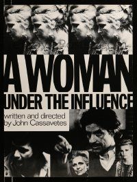 8c500 WOMAN UNDER THE INFLUENCE 24x33 special '74 Cassavetes, images of cast, cool design!