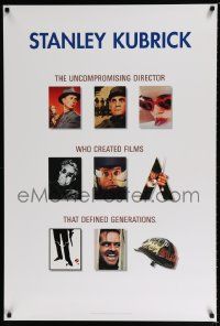 8c580 STANLEY KUBRICK COLLECTION 27x40 video poster '99 Paths of Glory, Dr. Strangelove, 2001!