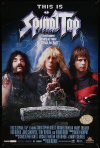 8c583 THIS IS SPINAL TAP 27x40 video poster R00 Rob Reiner heavy metal rock & roll cult classic!