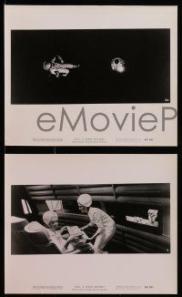 8d662 2001: A SPACE ODYSSEY 6 8x10 stills '68 Stanley Kubrick, cool images in Cinerama format!