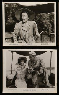 8d426 AFRICAN QUEEN 10 8x10 stills '52 Humphrey Bogart & Katharine Hepburn classic!