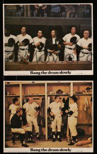 8d042 BANG THE DRUM SLOWLY 8 8x10 mini LCs '73 images of Robert De Niro, Michael Moriarty, baseball