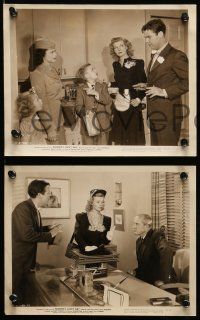 8d476 BLONDIE'S LUCKY DAY 9 8x10 stills '46 cool images of Penny Singleton, Arthur Lake & family!