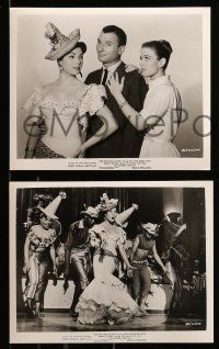 8d728 BOP GIRL GOES CALYPSO 5 8x10 stills '57 the red-hot battle of the rages, rock & roll romp