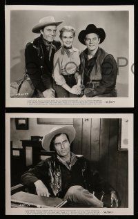 8d536 CANYON RIVER 8 8x10 stills '56 cowboy George Montgomery in the killer land west of Wyoming!