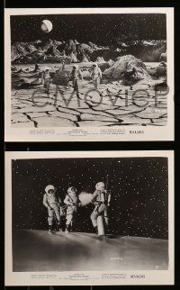 8d732 DESTINATION MOON 5 8x10 stills R54 Robert A. Heinlein, cool image of rocket on moon surface!