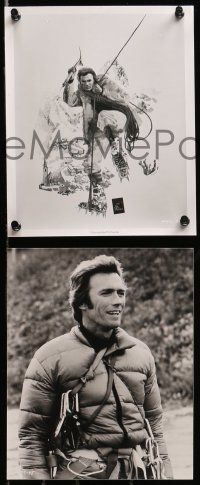 8d220 EIGER SANCTION 22 8x10.25 stills '75 great images and art of Clint Eastwood!