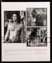 8d629 GEORGE OF THE JUNGLE 7 8x10 stills '97 Brendan Fraser didn't watch out for that tree, Disney!