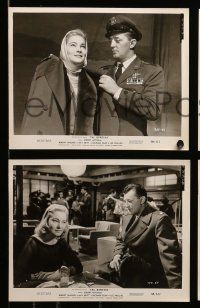 8d559 HUNTERS 8 8x10 stills '58 Robert Mitchum & Robert Wagner, May Britt!