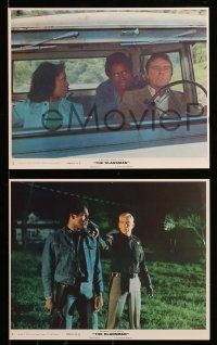 8d076 KLANSMAN 8 8x10 mini LCs '74 Lee Marvin, Richard Burton, O.J. Simpson in Bronco!